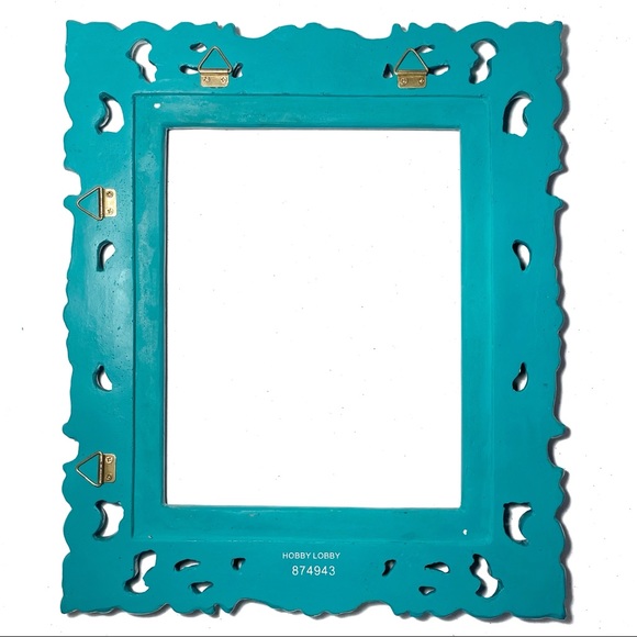 Hobby Lobby Picture Frame 8.5x6.75 Teal - Picture 5 of 9